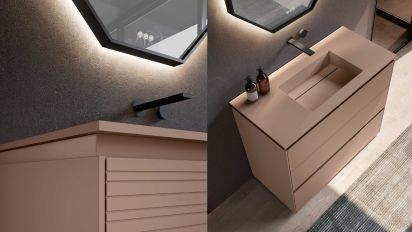 Mobili da Bagno con Maniglia a Gola